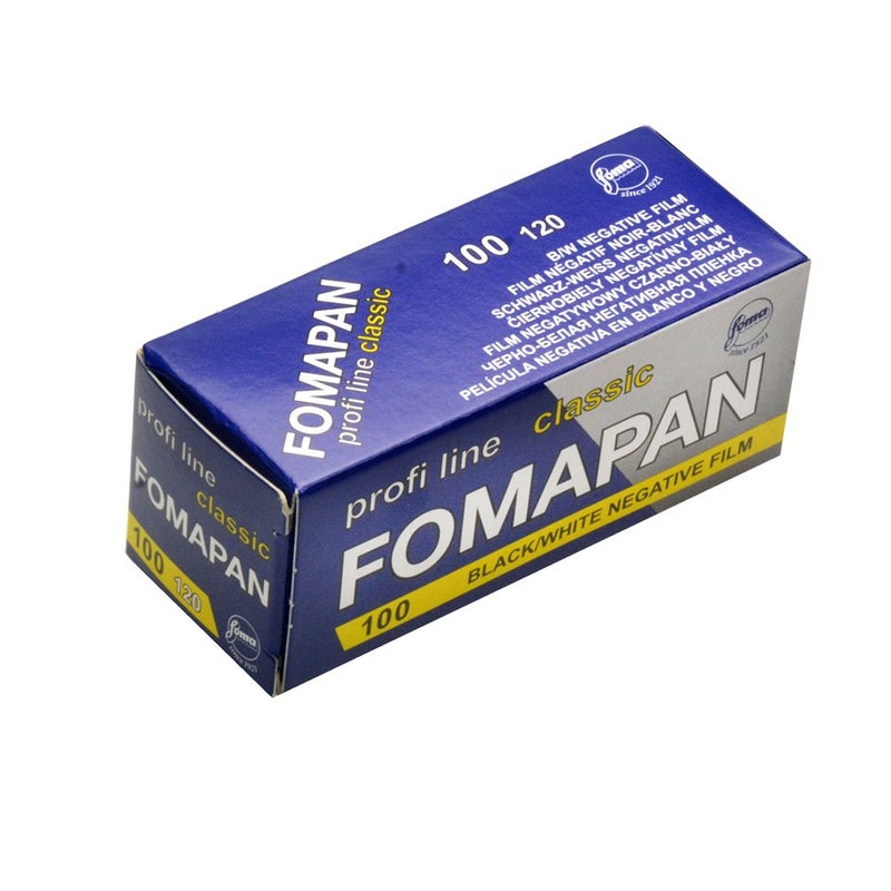 Foma Fomapan 100 ISO Black & White Negative Film, 120 Size - Image 1